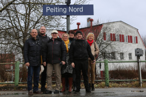 Foto Ankunft von Vertreter der SPD-Schongau in Peiting