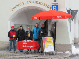 Infostand SPD-Schongau 26.01.2013