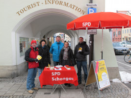Infostand SPD-Schongau 26.01.2013 II