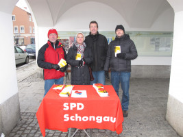Infostand SPD-Schongau 26.01.2013 IV