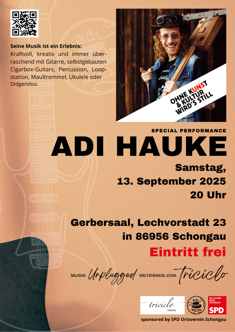 Special Performance mit Adi Hauke