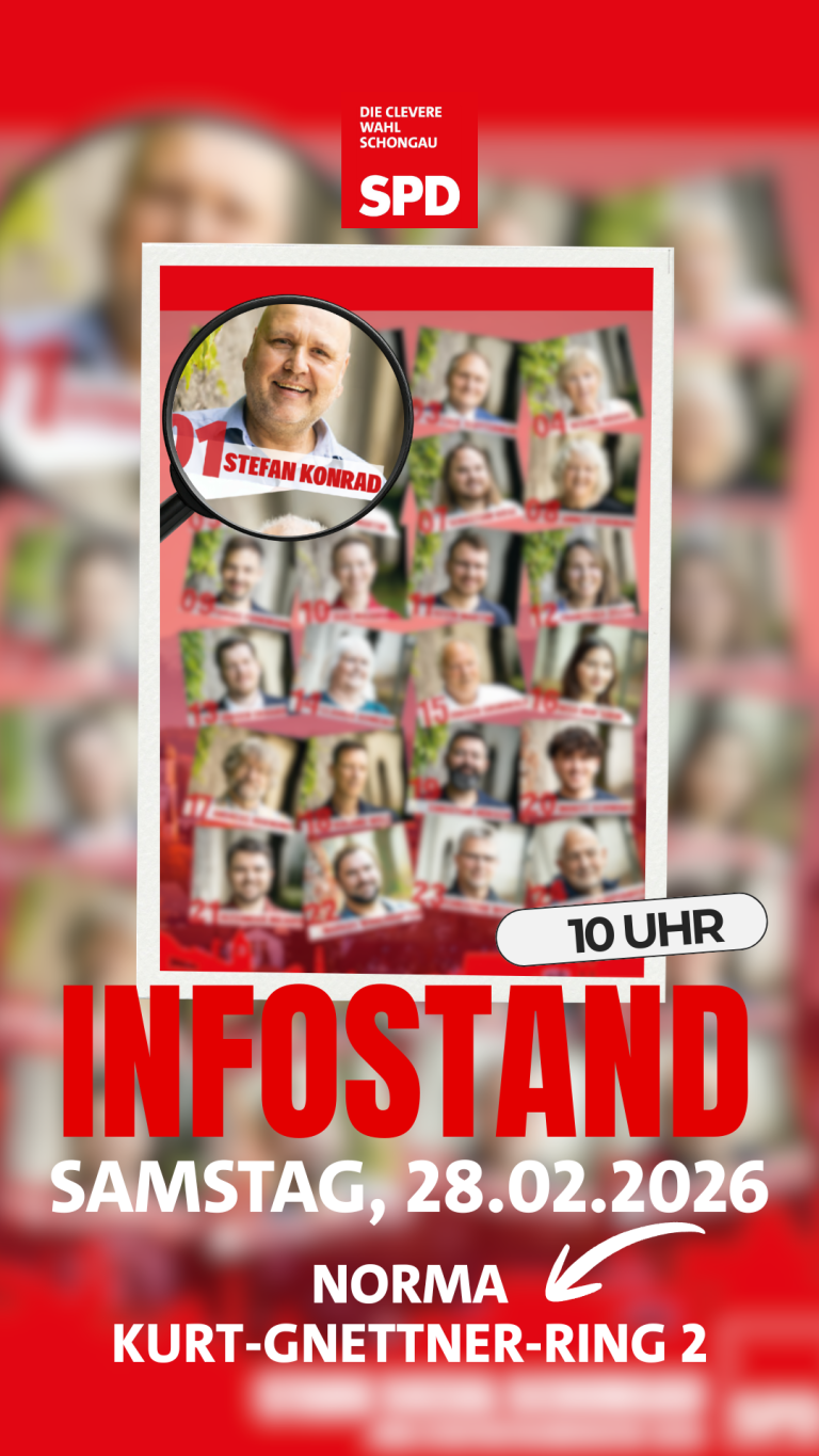 Infostand mit Stefan Konrad
