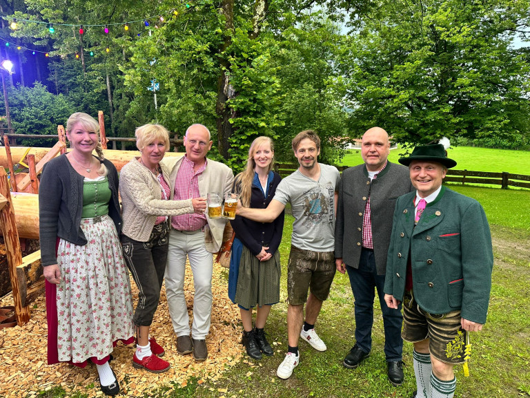 Schongauer SPD beim Waldfest Schlossbergler Schongau